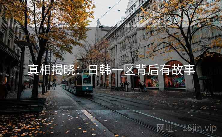 真相揭晓：日韩一区背后有故事